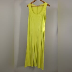 Marina Rinaldi Lime Green Sleeveless Midi Dress – EUC US 12